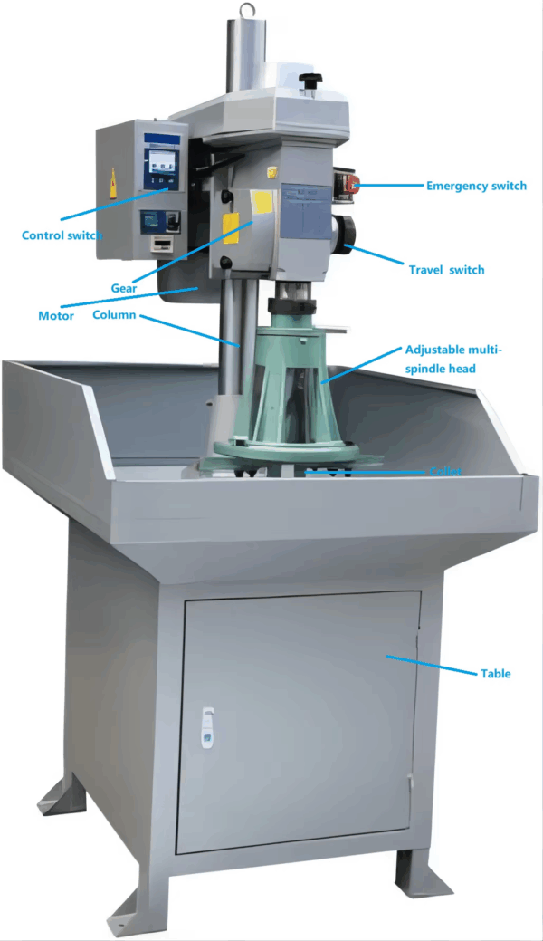 M2-M32 Gear Type Vertical Tapping Machine SCJGTDK Series - Image 2