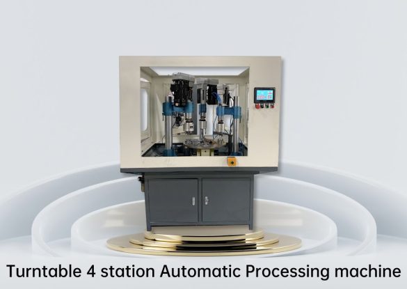 Turntable 4 station Automatic Processing machine
