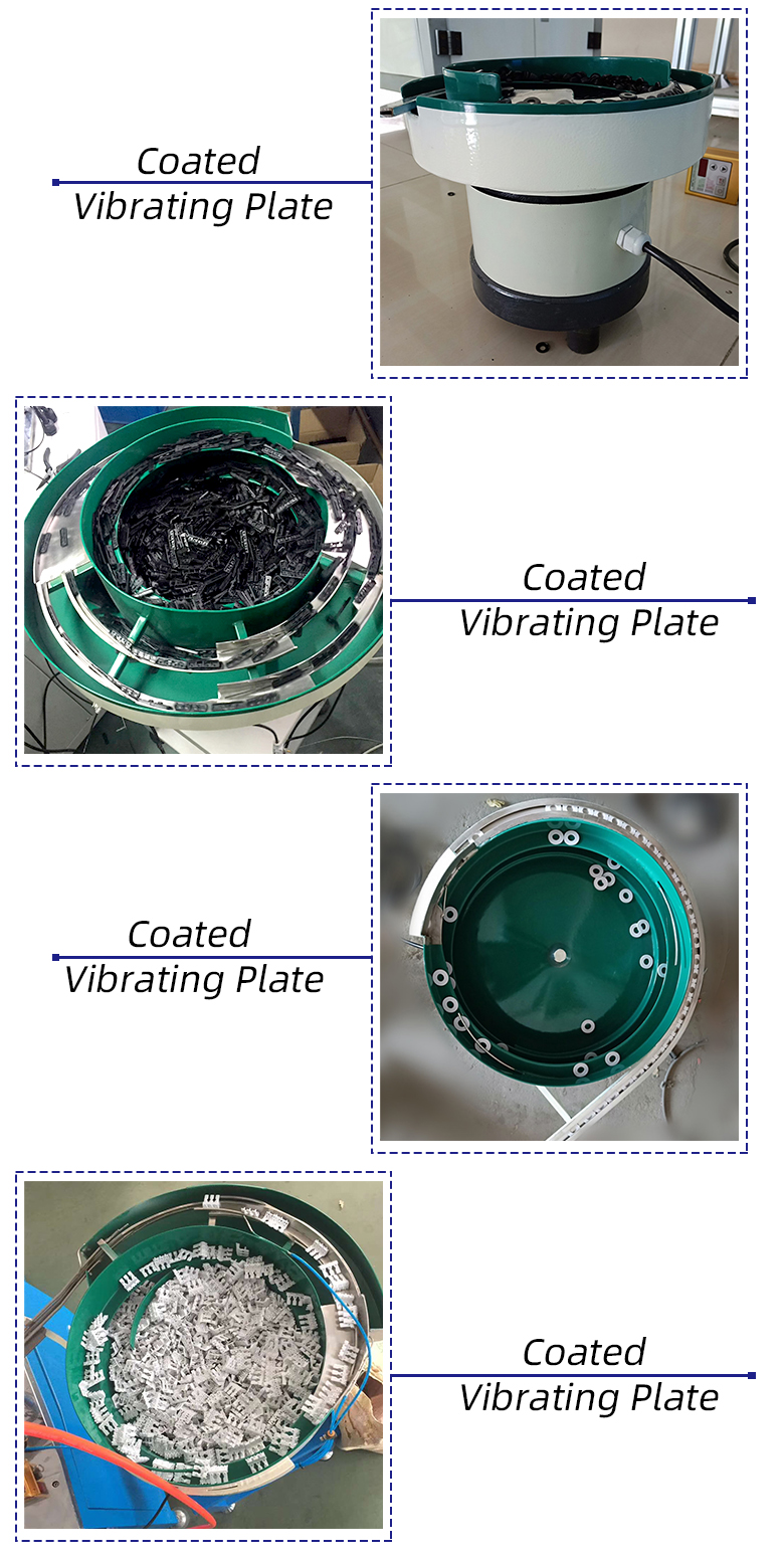 Coated Vibratory Bowl Feeder Auto Feeding Screws CE Certificate
