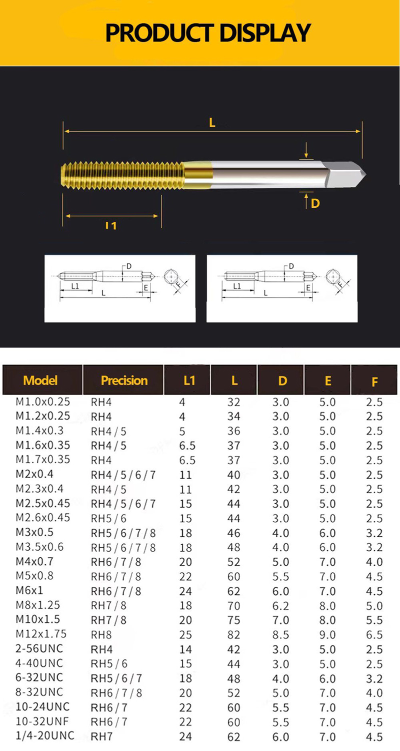 Roll Form Tap Bit With High Precision And Quality By Factory