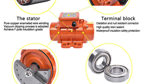 100W 12V 3000rpm DC Brushed Vibration Motor with Speed Controller