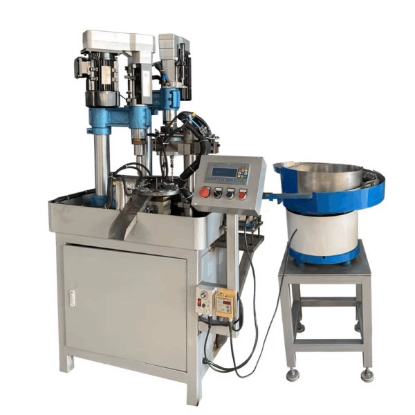 Vibrator Feeding Fully automatic T-type Drilling Tapping Machine For Metal Parts SCJTD2 - Image 3