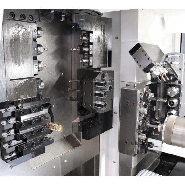 5-Axis φ38 Double Motorized Spindle Swiss Lathe Machine SCJ2SL385 - Image 4