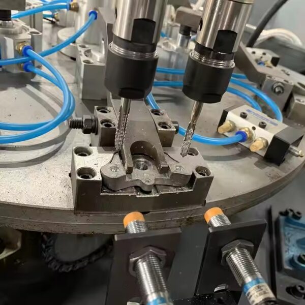 CNC Automatic Rotary Table Bicycle Accessories Drilling Tapping Machine CE SCJNS4 - Image 4