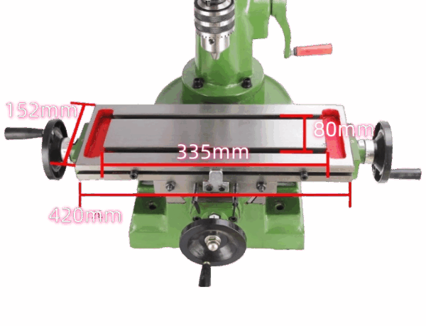 16mm Small M‌anual Drilling And Milling Machine SCJBMD Series - Image 5