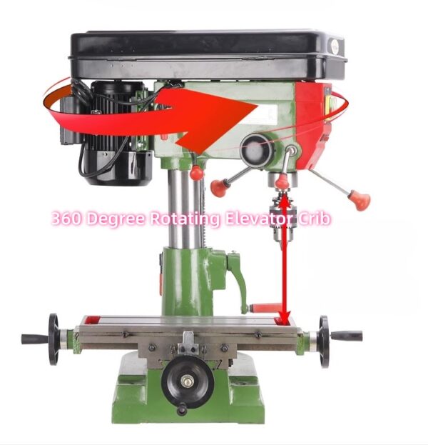 16mm Small M‌anual Drilling And Milling Machine SCJBMD Series - Image 18