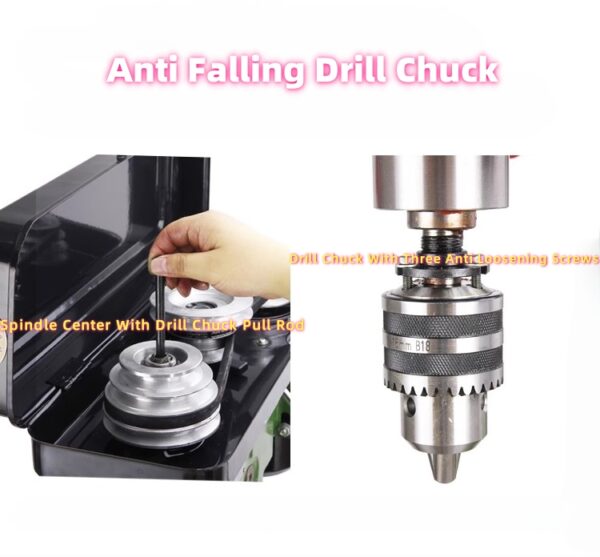 16mm Small M‌anual Drilling And Milling Machine SCJBMD Series - Image 20