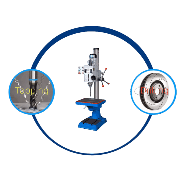 40mm Gear Type Manual Feed Drilling And Tapping Machine SCJ40A1 Series - Image 2