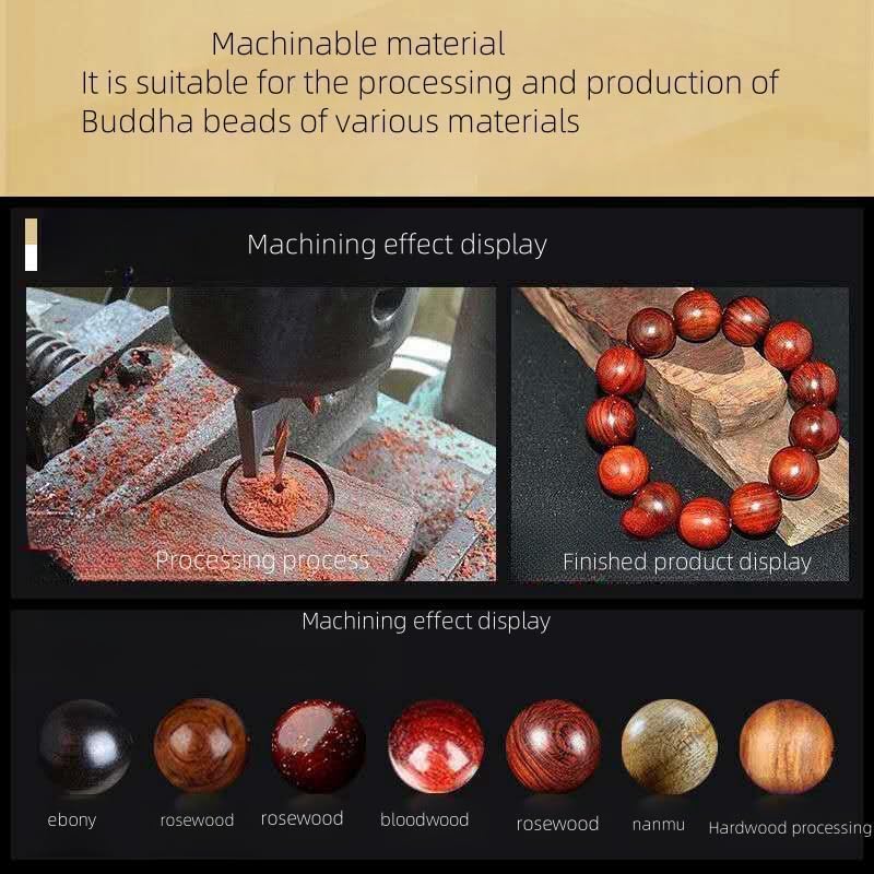 SOCOJE 24PCS Wooden Bead Maker Beads Drill Bit, 6-25mm Ball Blade Milling Cutter Set Kit Drill Wood Electric Beads Tools Maker Bit Carbide Woodworking - Image 7